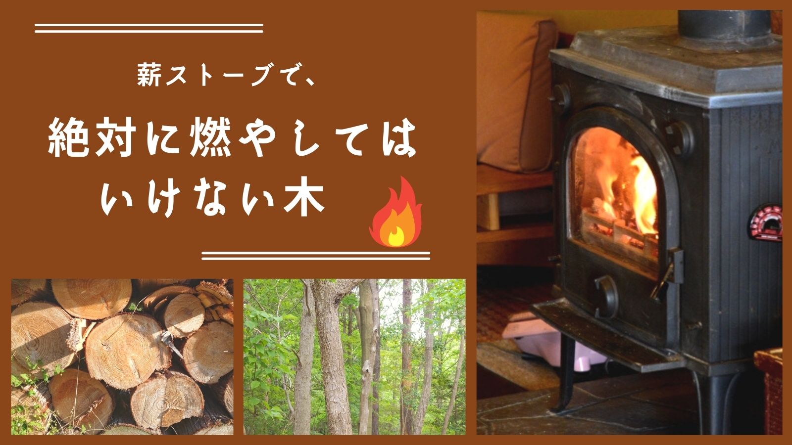 薪 にし て は いけない 木